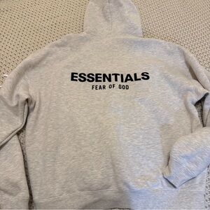 Essentials Fear of God Gray Hoodie